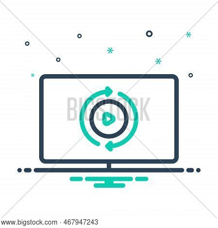 Mix Icon For Again Once-more One-more-time Another-time Clockwise Circular Loading-circlerepeat Rota