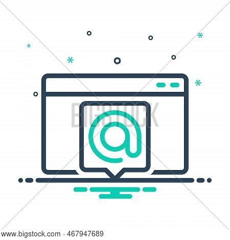 Mix Icon For Alias Nickname Name Surname Screen Email Username