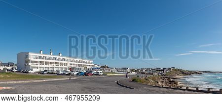 Arniston, South Africa - Sep 22, 2022: A Street Scene, With The Arniston Hotel, In Arniston In The W