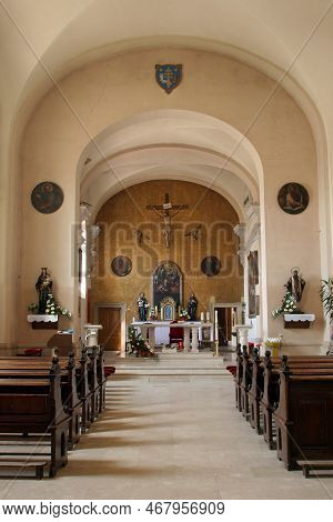 Krizevci, Croatia - May 09, 2012: The Parish Church Of St. Anne In Krizevci, Croatia On May 09, 2012