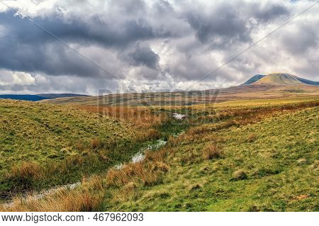 Fan Brycheiniog Is The Highest Peak At A Height Of 802.5 Metres In The Black Mountain Region Of The 