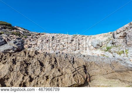 Arniston, South Africa - Sep 22, 2022: People Walking Back To The Parking Area From The Waenhuiskran