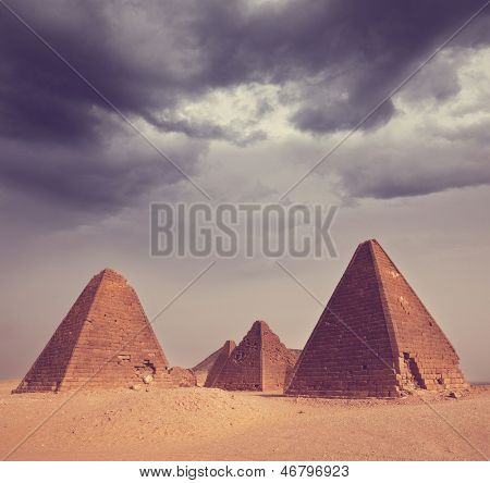 Meroe piramitler sudan