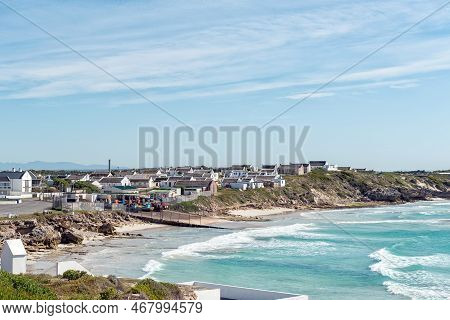 Arniston, South Africa - Sep 22, 2022: View Of The Historic Fishermans Township, Kassiesbaai And The