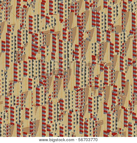 建筑设计、 建筑的无缝纹理