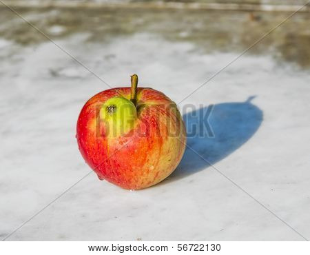 Fresh Apples With Funny Deformations