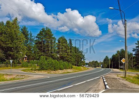 Federal Highway M18 «Kola» Of Saint-Petersburg - Murmansk. Karelia, Russia