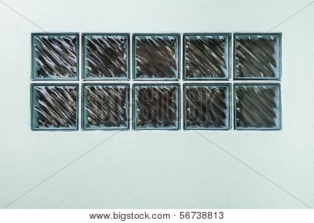 glass brick wall