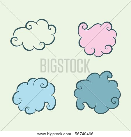 Four clouds