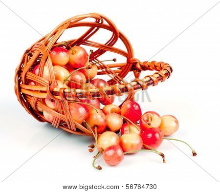 Cherries In Basket
