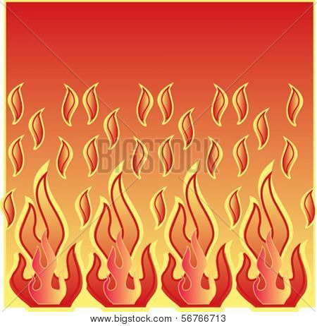 Flammen baggrund