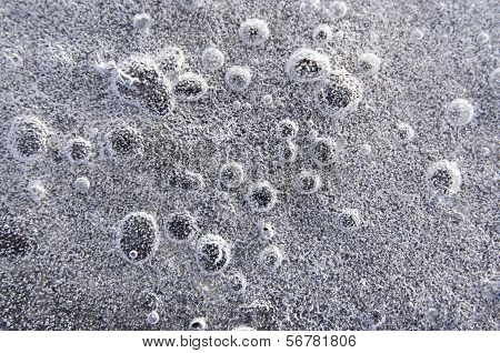 Bubbles In Ice