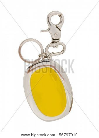yellow bibelot isolated on white