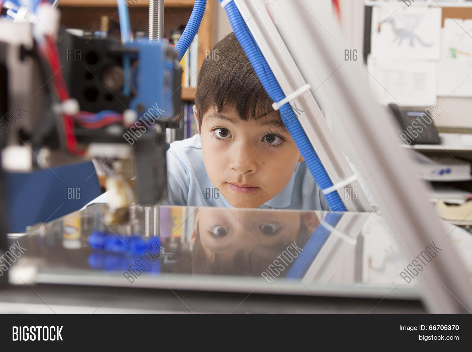 Boy Watches Machine Image & Photo (Free Trial) Bigstock
