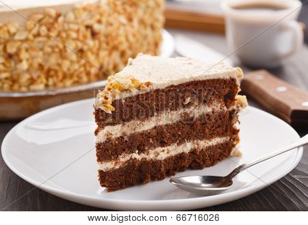 Moco cake with almond
