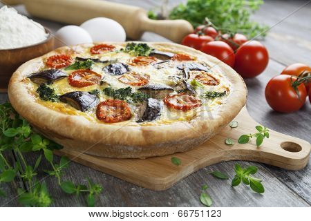 Vegetable Quiche