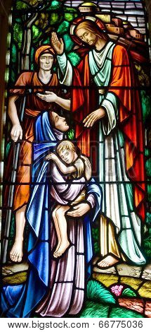 Stained glass wondow St. Paul's Church