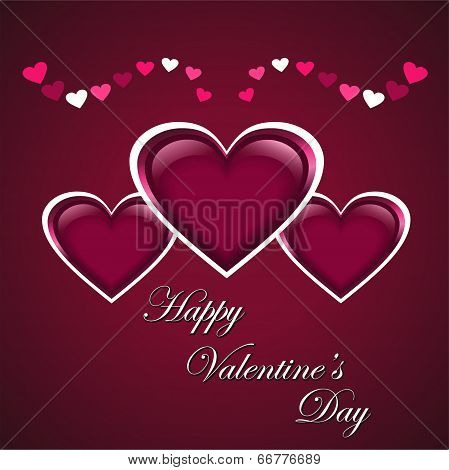 Valentines Day Template Vector