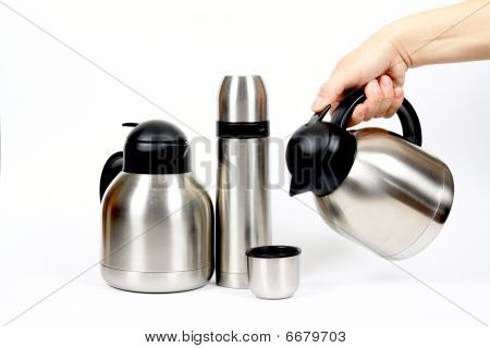 Inox Metall thermos