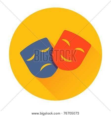 theater masks icon