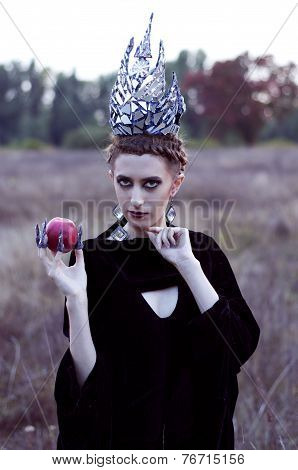 Evil Queen With An Apple