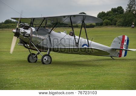 Vintage Hawker Tomtit Bi-plane
