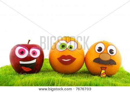 Frutta divertente