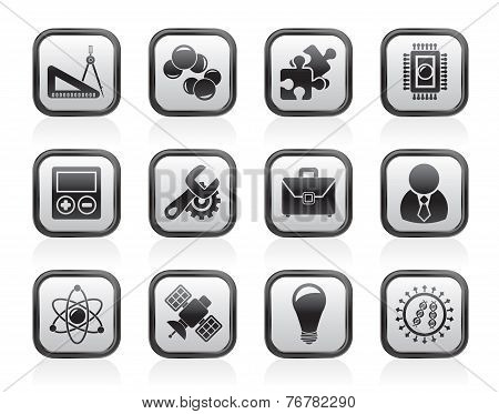 Science and Research Icons
