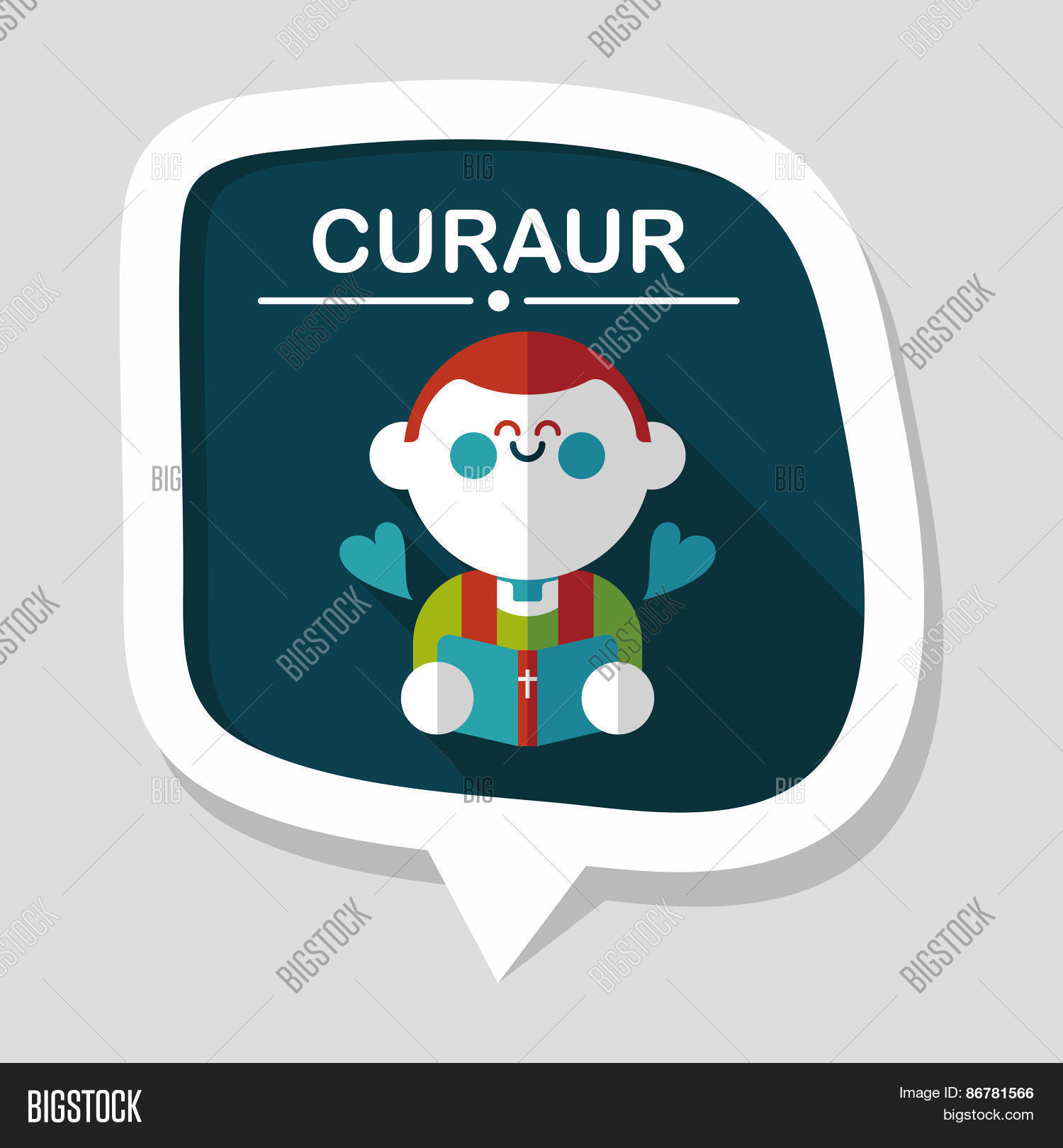 Wedding Priest Flat Vector Photo Free Trial Stock Wedding Priest Flat Icon With Long Shadow Eps10 Presiding Over A Ceremony