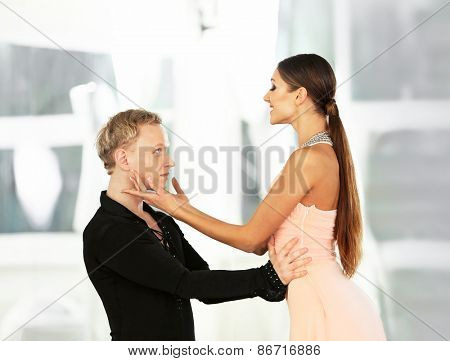 Ballroom dance in motion