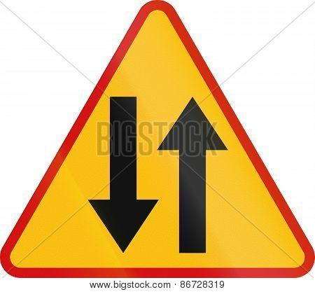 Opposing Traffic In Poland