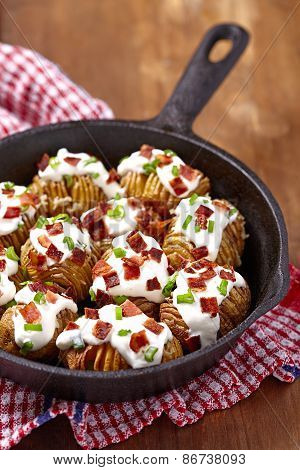 Hasselback potatoes