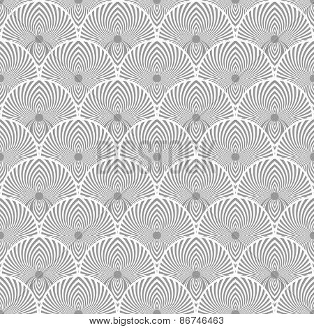 Seamless fishscale texture. Vector art.