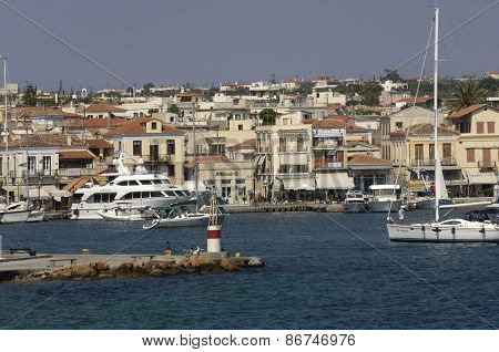 City Of Egine In Saronic Gulf