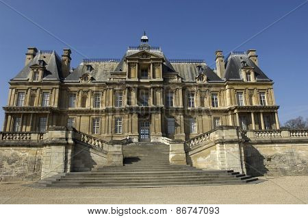 Historical Castle Of Maisons Laffitte In Les Yvelines