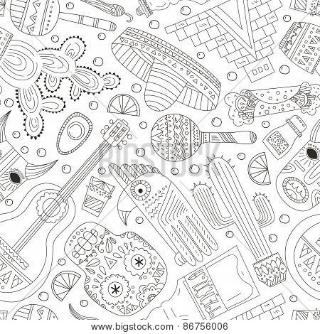 Mexico Seamless Pattern