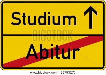 School leaving examination and studies