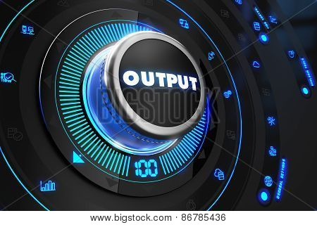 Output Controller on Black Control Console.