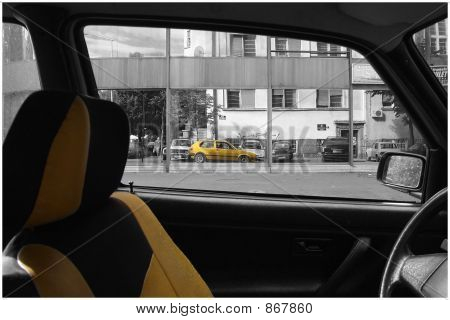 Uit een auto