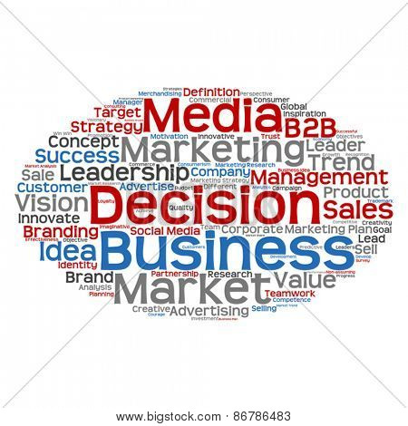 Vector concept or conceptual abstract business success word clou