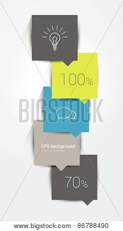 Flat tab.