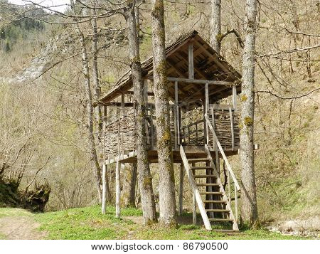 wooden building
