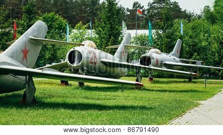 MiG-17 and MiG-19 is Russian Soviet high-subsonic fighters aircr