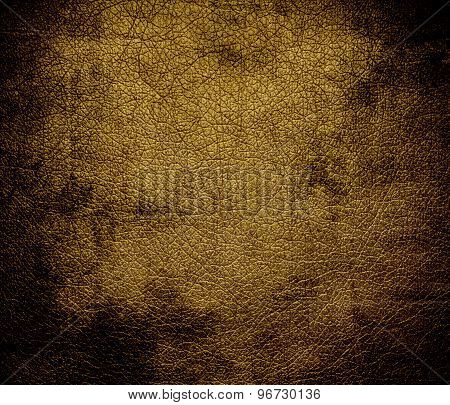 Grunge background of drab leather texture