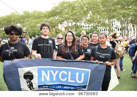 NYCLU members