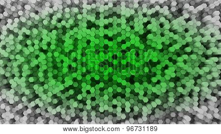 Random Elevated Hewxagons Background.