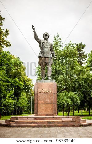 Monument of Betalu Kalmykov in Nalchik, Kabardino-Balkaria
