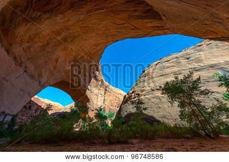 Beautiful Jacob Hamblin Arch In Coyote Gulch