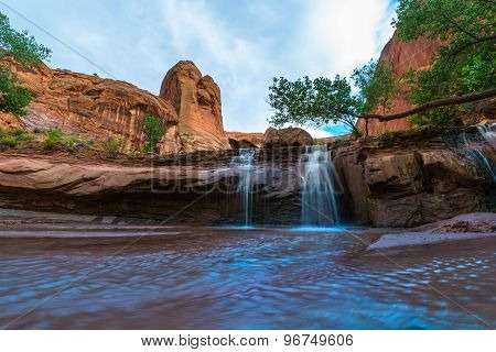 Coyote Gulch Lower Waterfall