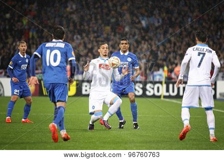 Uefa Europa League Semifinal Game Dnipro Vs Napoli